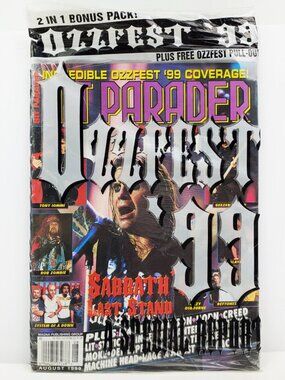 Hit Parader Ozzfest 1999 Magazine Vintage 90s Ozzy Osbourne Sabbath Sealed